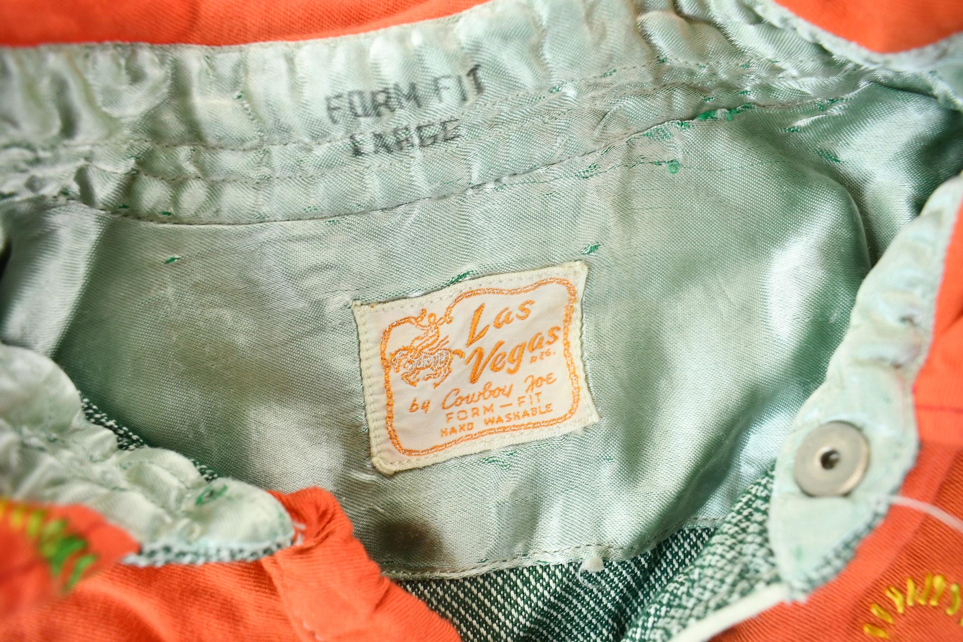 Vintage 1950s Las Vegas By Cowboy Joe Embroidered Western Shirt Men's M from propervintagecanada