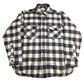 Vintage 1950s LL Bean Buffalo Plaid Wool Button Up Shirt Men's Medium from propervintagecanada