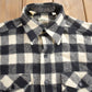 Vintage 1950s LL Bean Buffalo Plaid Wool Button Up Shirt Men's Medium from propervintagecanada