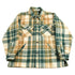 Vintage 1950s LL Bean Plaid Wool Button Up Shacket Men&
