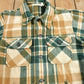Vintage 1950s LL Bean Plaid Wool Button Up Shacket Men's Large from propervintagecanada