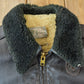 Vintage 1950s LL Bean Shearling Leather Flight Jacket Men's Medium from propervintagecanada