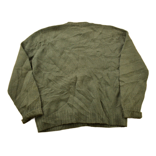 Vintage 1950s Mac Henry Corp Embroidered Collegiate Cardigan Sweater Men's Small from propervintagecanada