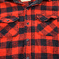 Vintage 1950s Melton Plaid Button Up Shirt / 1950s Button Up / Vintage Flannel / Plaid Flannel / Casual Shirt / Formal Shirt / Made In USA from propervintagecanada