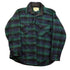 Vintage 1950s Melton Plaid Flannel Button Up Jacket Men&