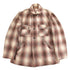 Vintage 1950s Merrill Woolens Shadow Plaid Wool Shacket Men&