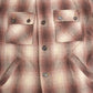 Vintage 1950s Merrill Woolens Shadow Plaid Wool Shacket Men's XL from propervintagecanada