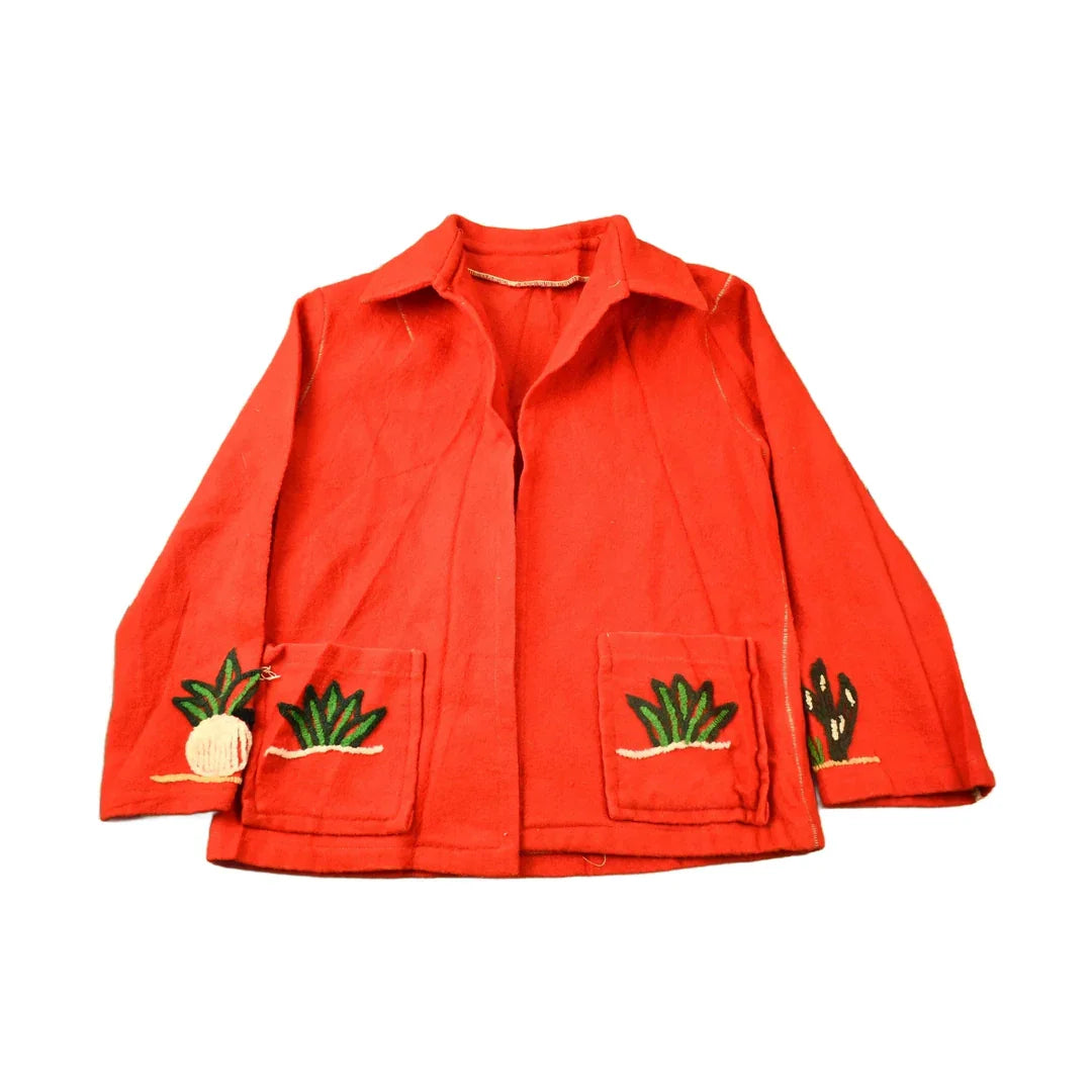 Vintage 1950s Mexican Embroidered Souvenir Jacket Men's Medium from propervintagecanada