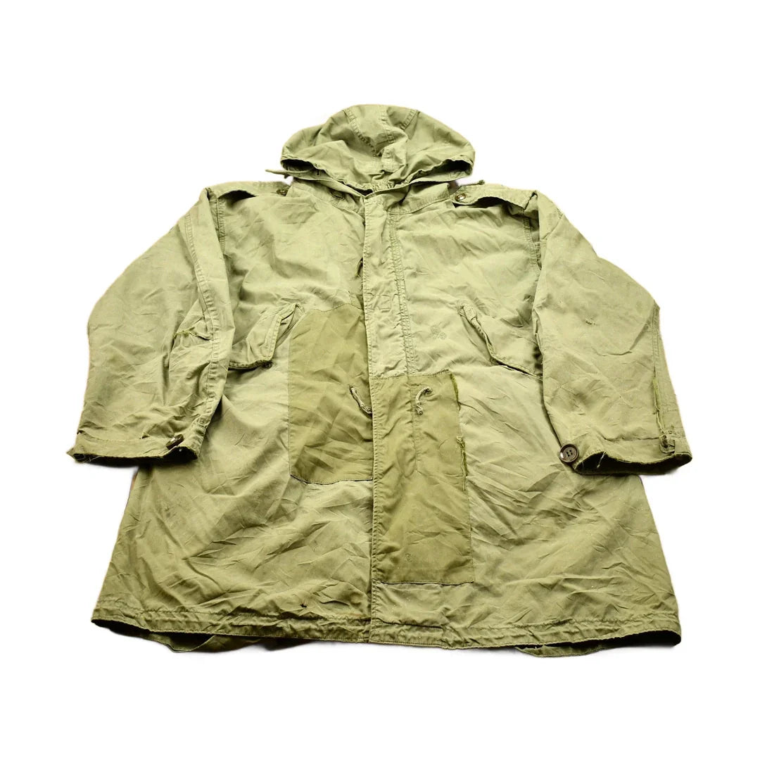 Vintage 1950s Military Jacket Men's Large from propervintagecanada