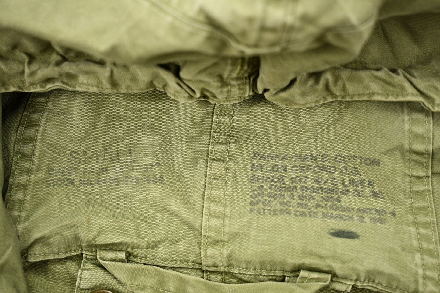 Vintage 1950s Military Jacket Men's Large from propervintagecanada