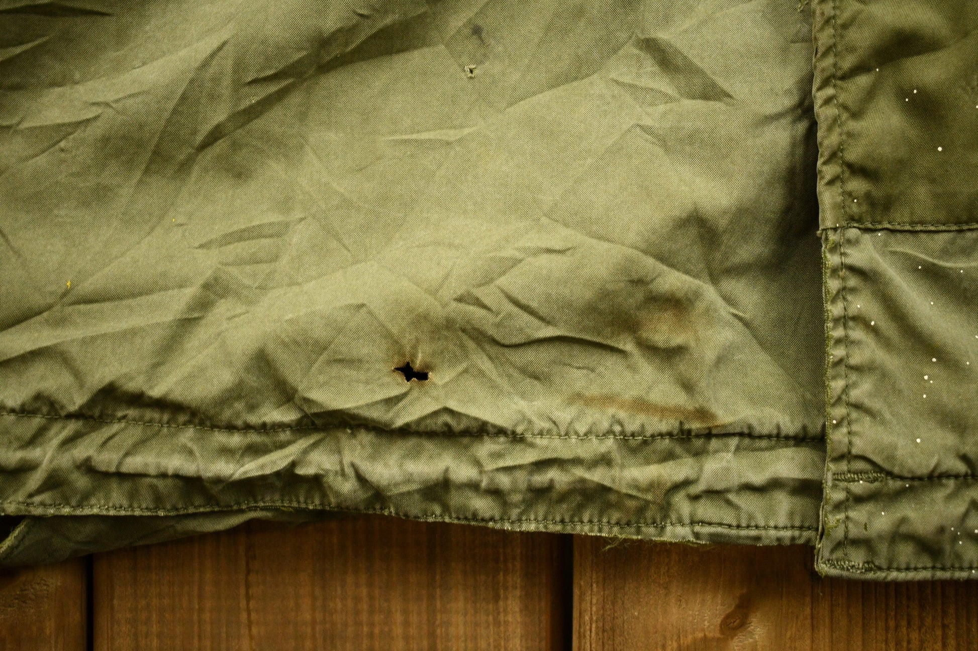 Vintage 1950s Military Jacket Men's Large from propervintagecanada
