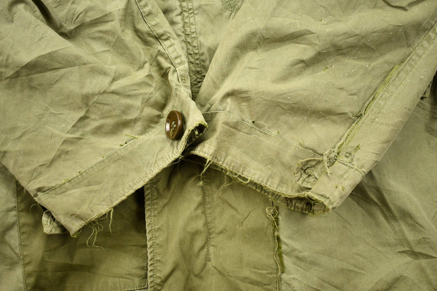 Vintage 1950s Military Jacket Men's Large from propervintagecanada
