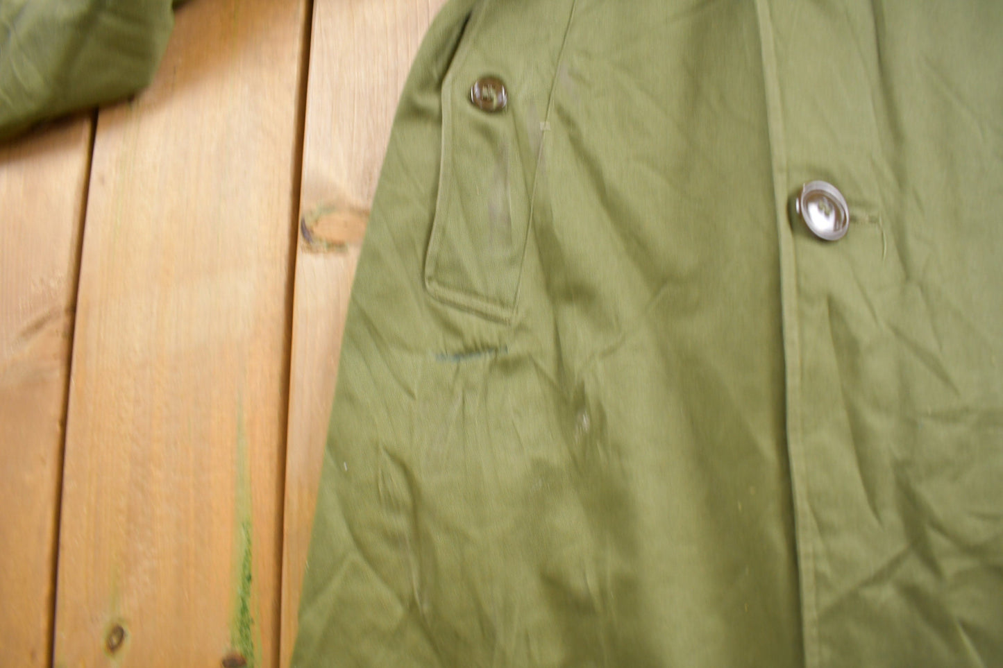 Vintage 1950s Military Overcoat from propervintagecanada