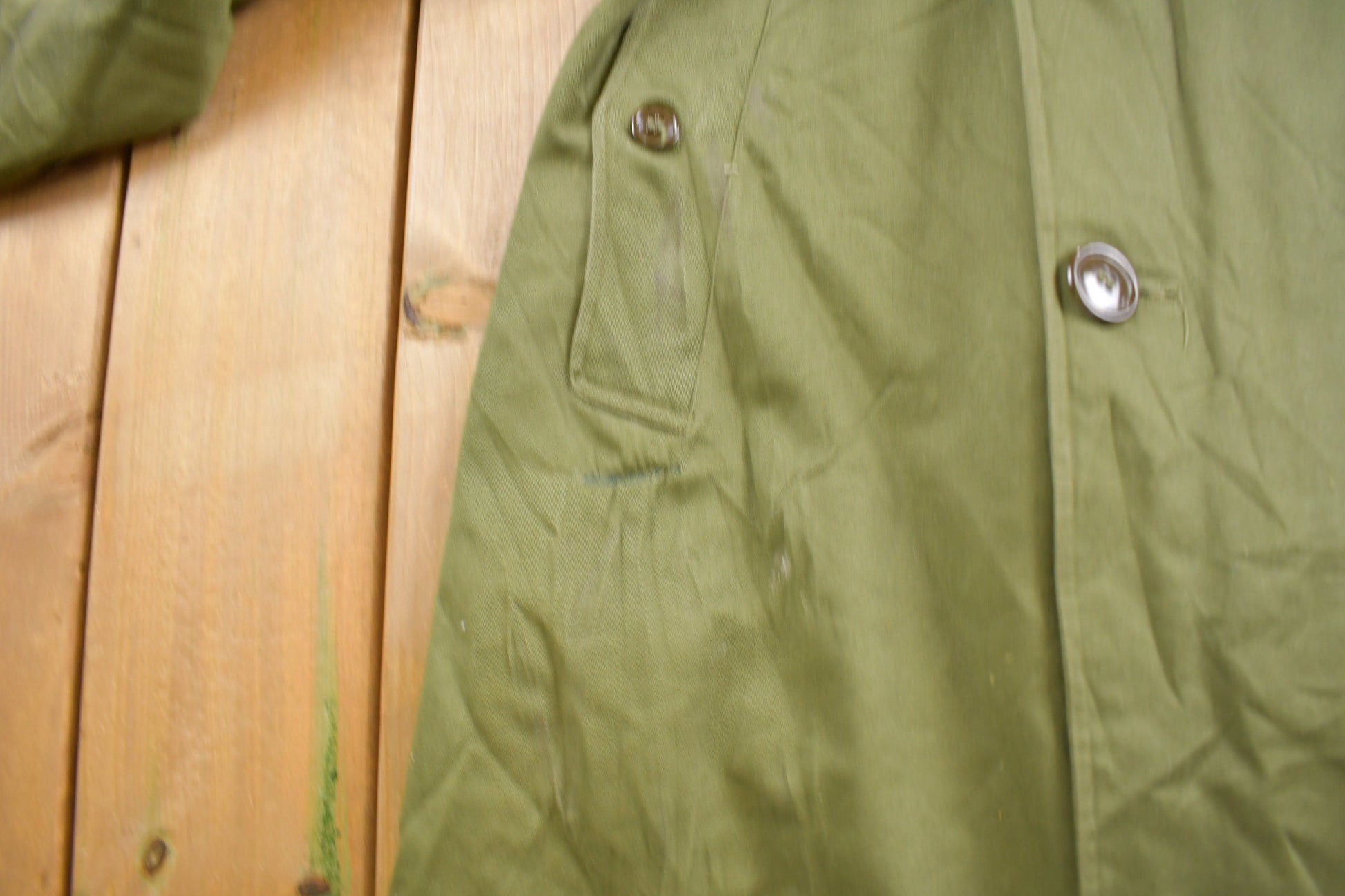 Vintage 1950s Military Overcoat from propervintagecanada