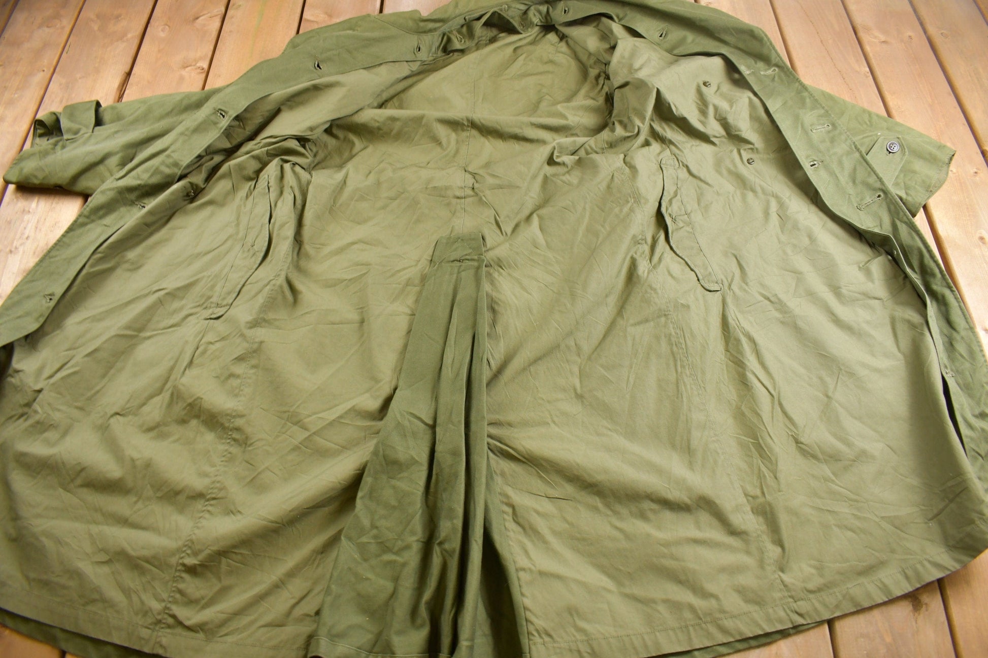 Vintage 1950s Military Overcoat from propervintagecanada