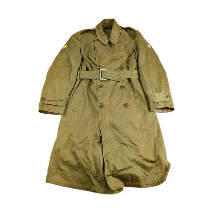 Vintage 1950s Military Overcoat With Liner from propervintagecanada