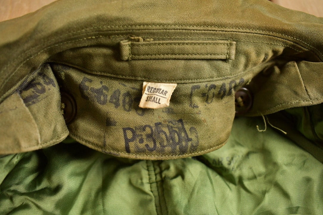 Vintage 1950s Military Overcoat With Liner from propervintagecanada