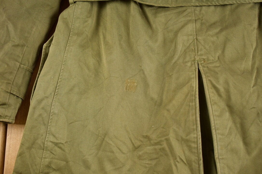 Vintage 1950s Military Overcoat With Liner from propervintagecanada