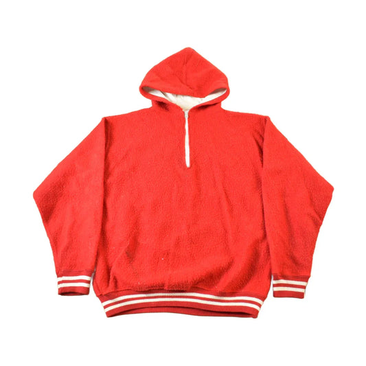 Vintage 1950s Naperville Champion Fleece Quarter Zip Hoodie from propervintagecanada