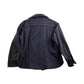 Vintage 1950s Navy Blue Wool Button Up Shirt Men's Large from propervintagecanada