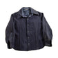Vintage 1950s Navy Blue Wool Button Up Shirt Men's Large from propervintagecanada