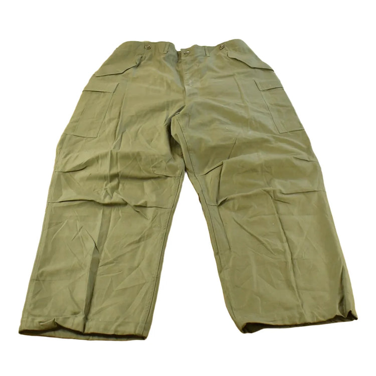 Vintage 1950s OG 107 M-1951 Army Cargo Field Trousers Olive Drab Pants Men's 38 x 30 from propervintagecanada