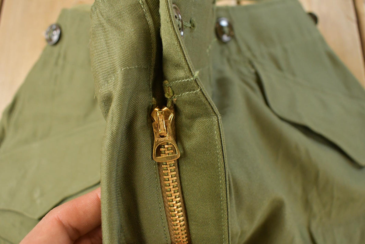 Vintage 1950s OG 107 M-1951 Army Cargo Field Trousers Olive Drab Pants Men's 38 x 30 from propervintagecanada
