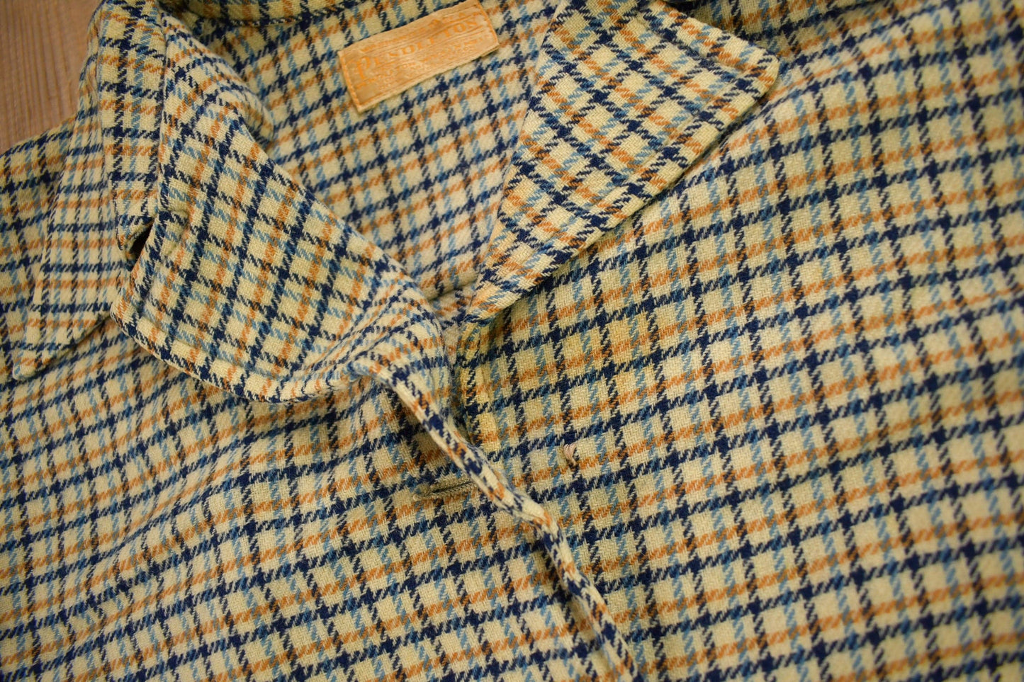 Vintage 1950s Pendleton Plaid Button Up Blazer Jacket Men's Medium from propervintagecanada