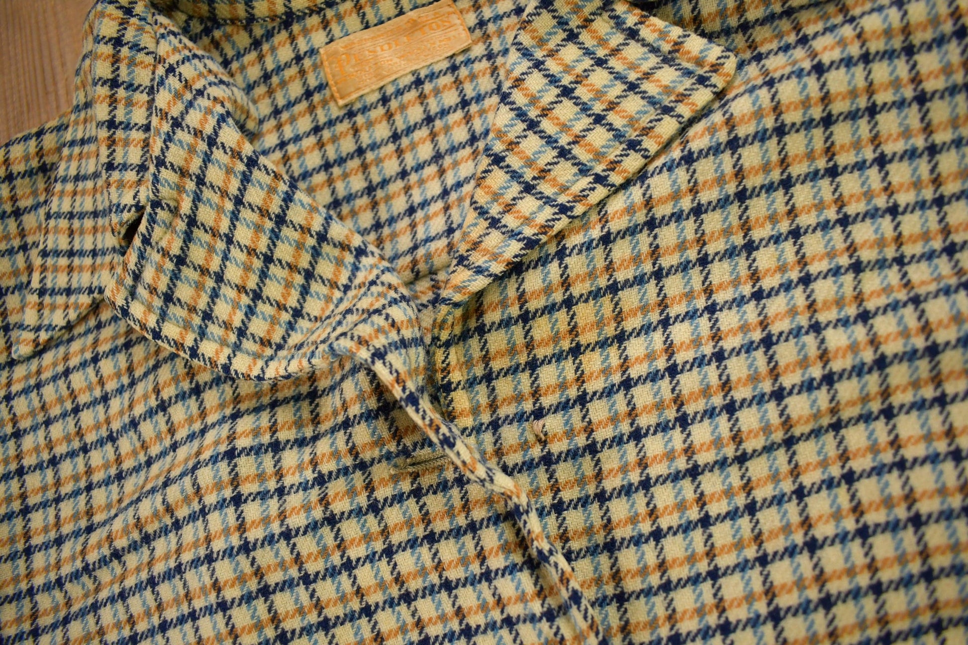 Vintage 1950s Pendleton Plaid Button Up Blazer Jacket Men's Medium from propervintagecanada