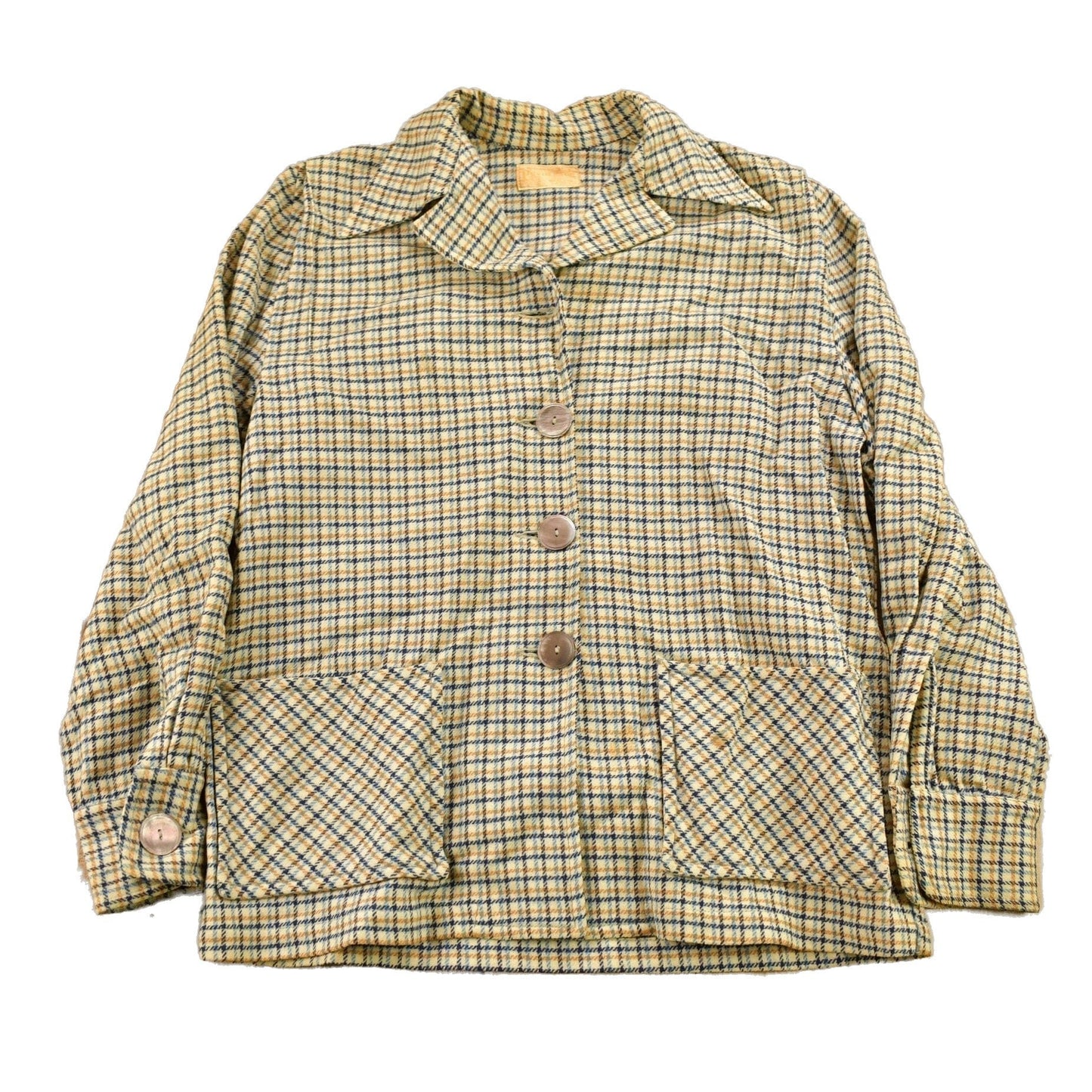 Vintage 1950s Pendleton Plaid Button Up Blazer Jacket Men's Medium from propervintagecanada
