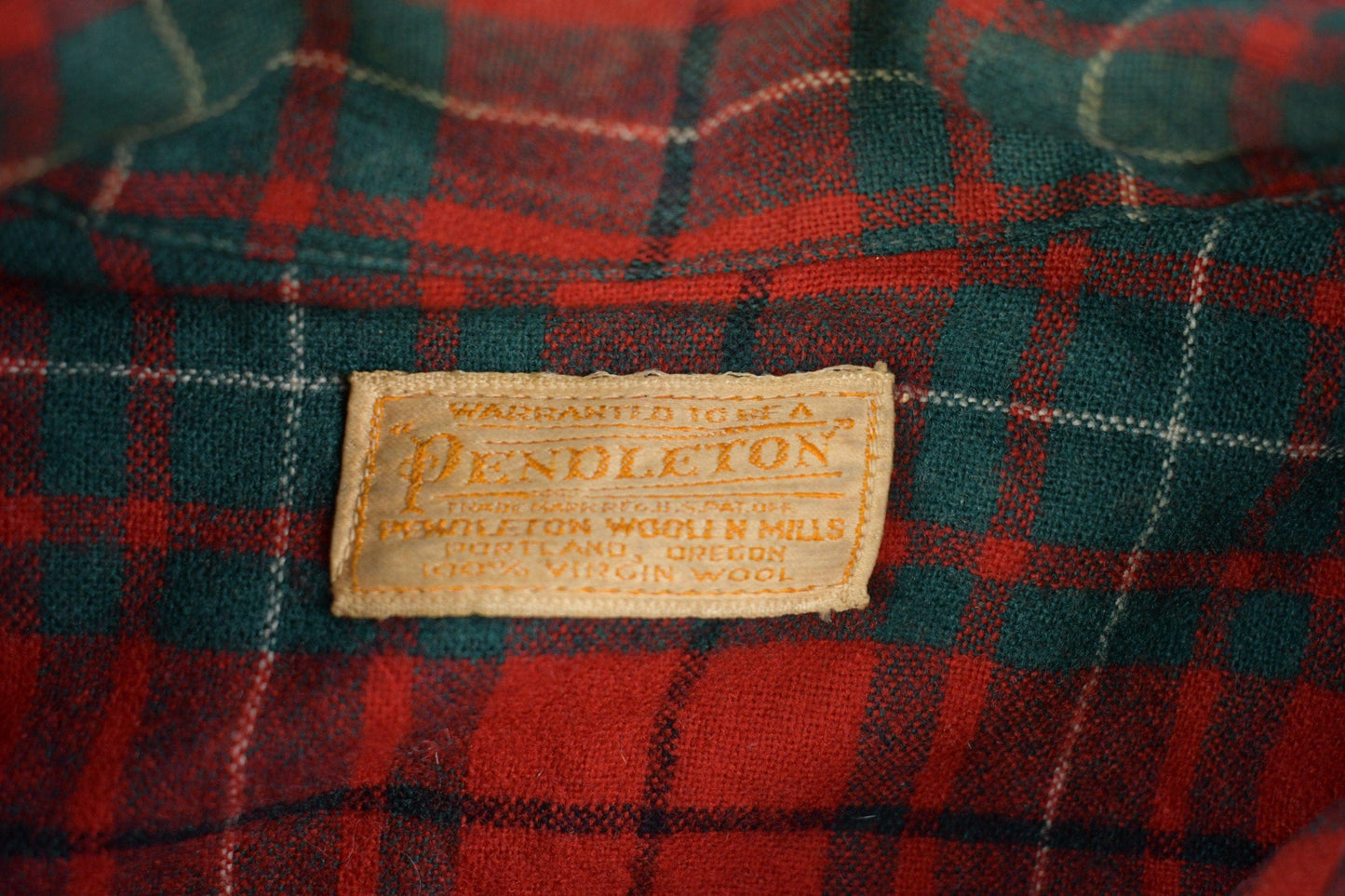 Vintage 1950s Pendleton Plaid Button Up Shirt / 1950s Button Up / Vintage Flannel / Plaid Flannel / Casual Shirt / Formal Shirt from propervintagecanada