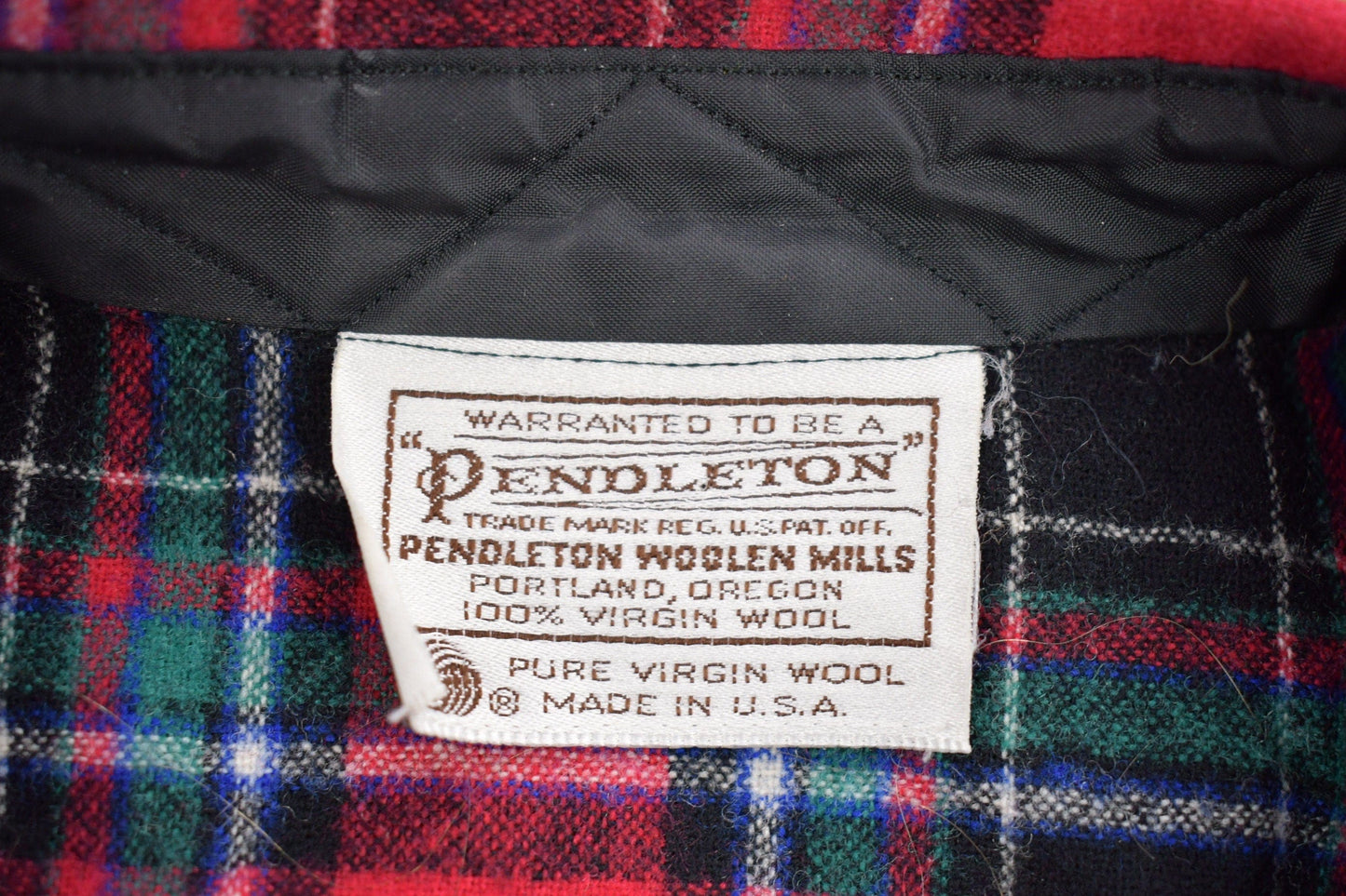 Vintage 1950s Pendleton Pure Wool Made In USA Button Up Shirt Men's Medium from propervintagecanada