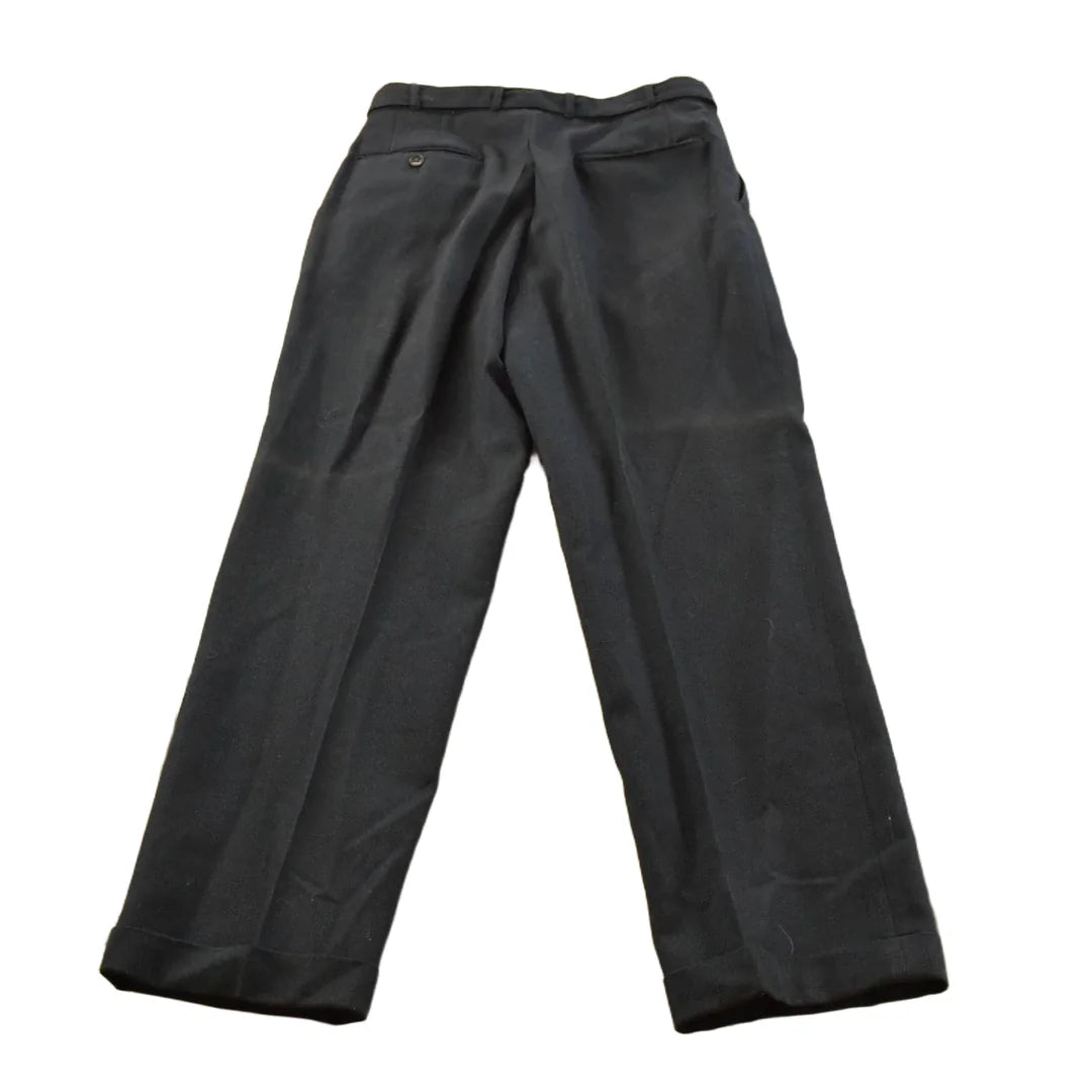 Vintage 1950s Pleated Trousers Men's 28 x 27 from propervintagecanada