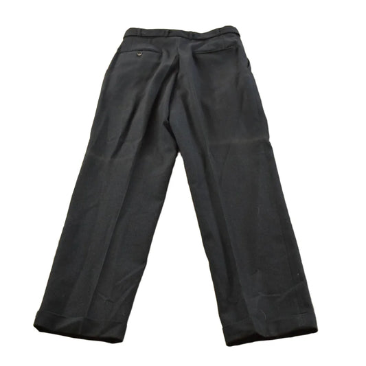 Vintage 1950s Pleated Trousers Men's 28 x 27 from propervintagecanada