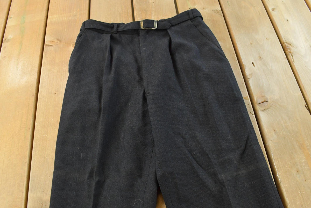 Vintage 1950s Pleated Trousers Men's 28 x 27 from propervintagecanada