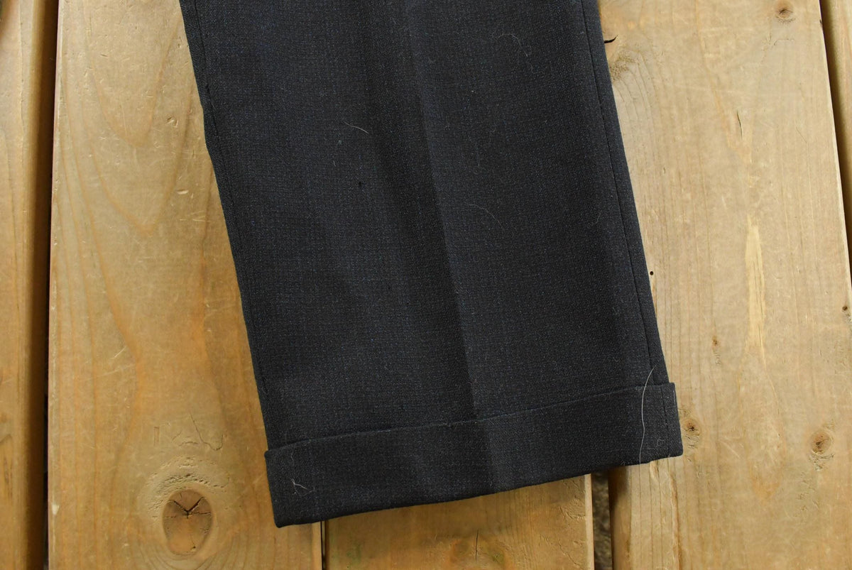 Vintage 1950s Pleated Trousers Men's 28 x 27 from propervintagecanada