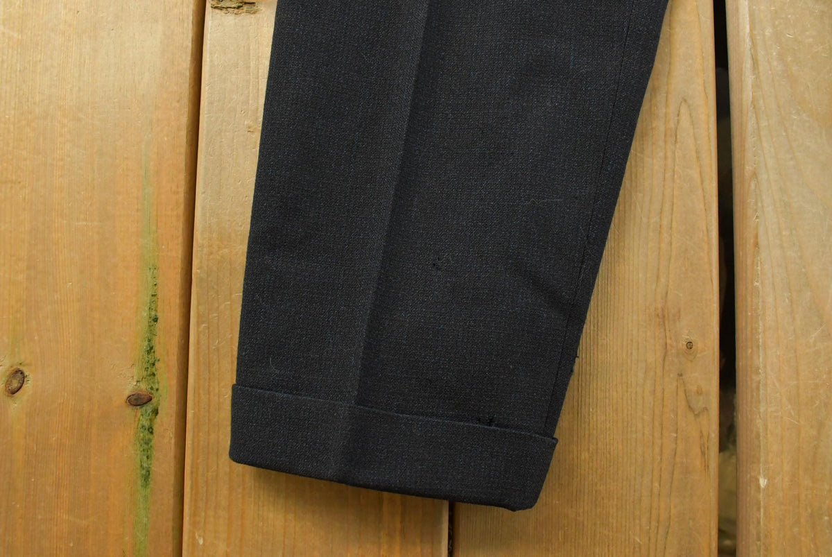 Vintage 1950s Pleated Trousers Men's 28 x 27 from propervintagecanada