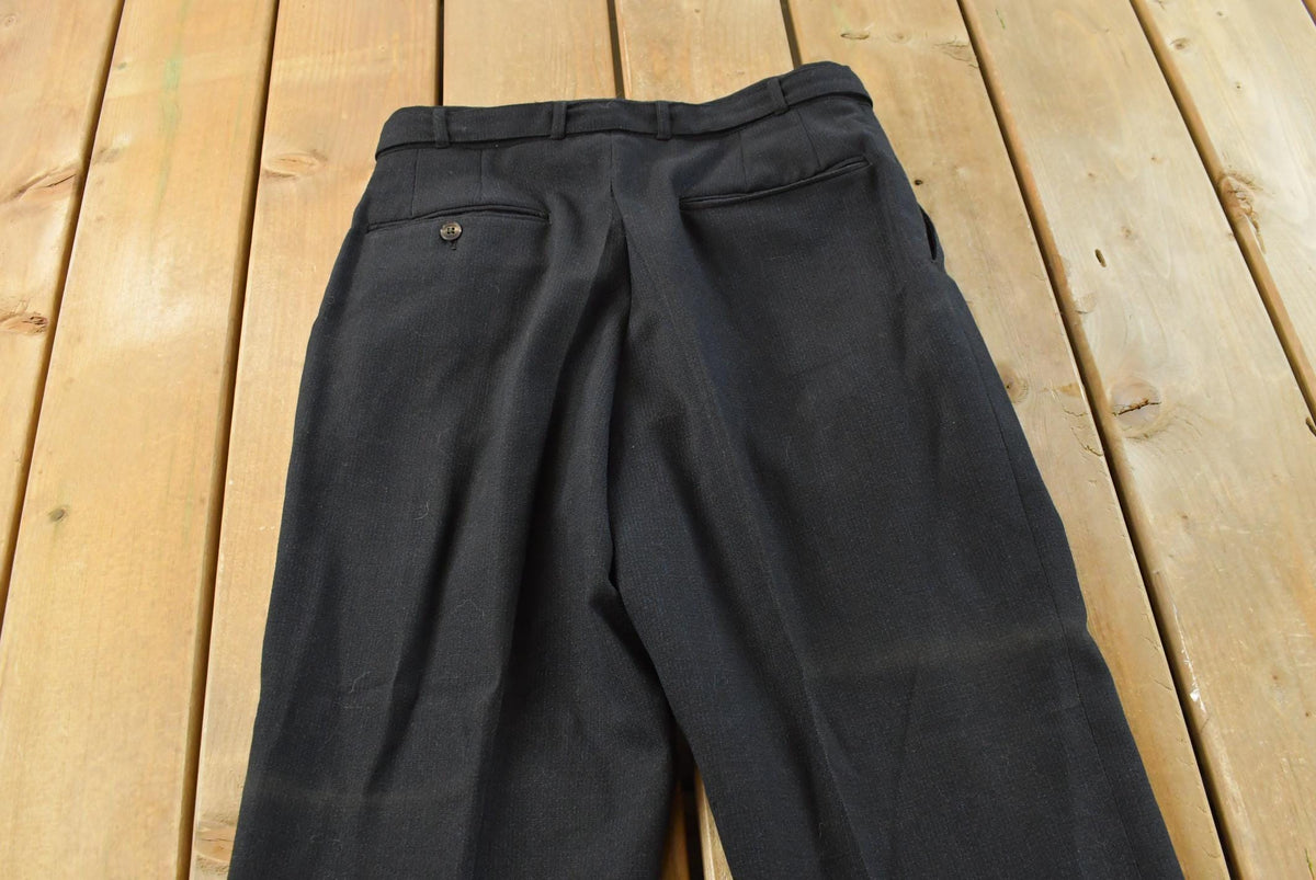 Vintage 1950s Pleated Trousers Men's 28 x 27 from propervintagecanada