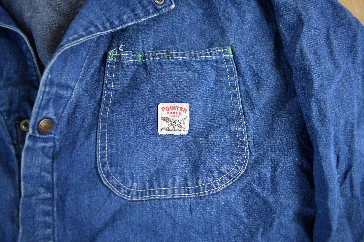 Vintage 1950s Pointer Brand Denim Overalls Jumpsuit Men's 56 x 28 from propervintagecanada