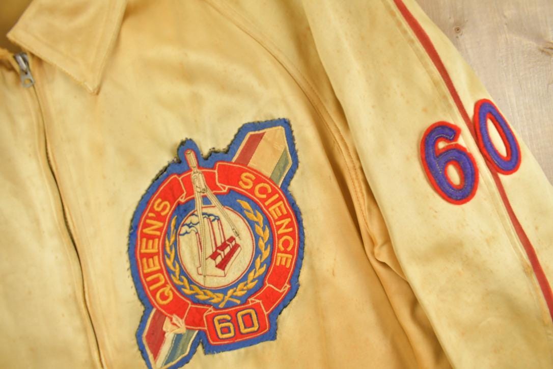 Vintage 1950s Queen's Science Varsity Jacket from propervintagecanada