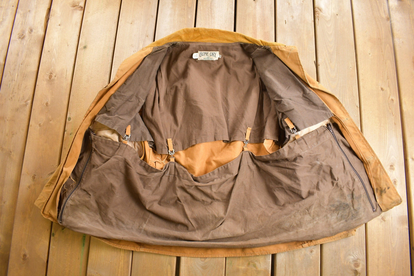 Vintage 1950s Red Head Canvas Hunting Jacket Men's Large from propervintagecanada