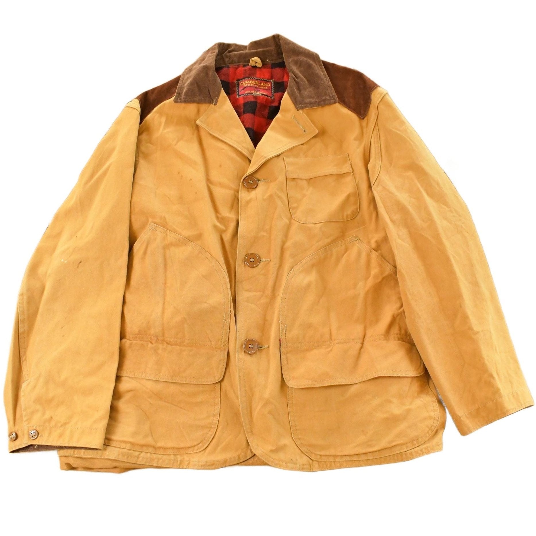 Vintage 1950s Sears Cumberland Hunting Jacket Men's Large from propervintagecanada