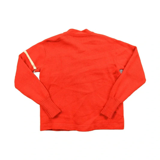Vintage 1950s St. A Basketball Letterman Knit Cardigan Sweater from propervintagecanada