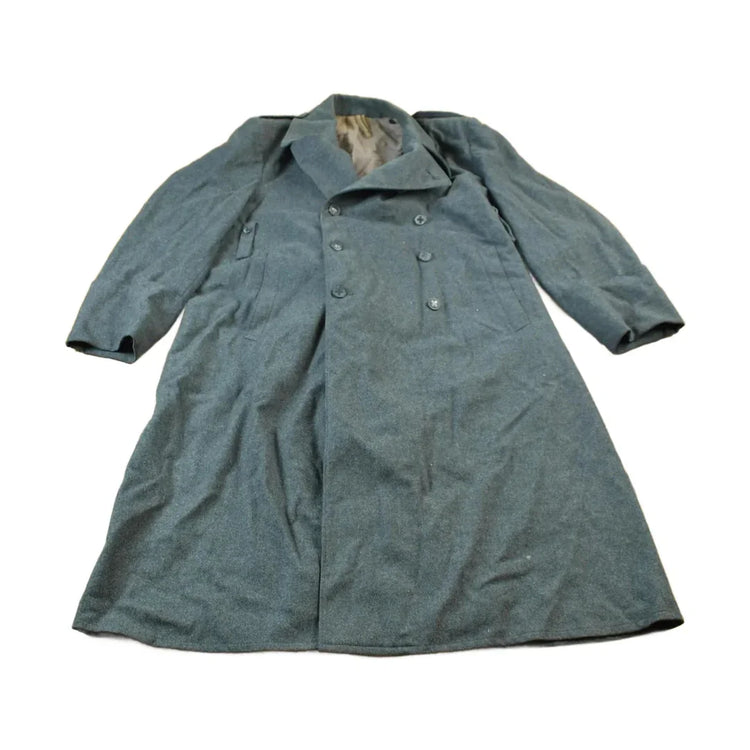 Vintage 1950s Swiss Military Wool Overcoat Men's Large from propervintagecanada
