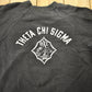 Vintage 1950s Theta Chi Sigma Champion Raglan Crewneck Sweatshirt from propervintagecanada