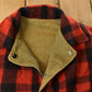 Vintage 1950s Thrashed Reversible Wool Flannel Hunting Jacket Men's L from propervintagecanada