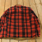 Vintage 1950s Thrashed Reversible Wool Flannel Hunting Jacket Men's L from propervintagecanada