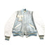 Vintage 1950s Thronridge Highschool Leather & Wool Embroidered Varsity Jacket Made In USA from propervintagecanada