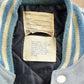 Vintage 1950s Thronridge Highschool Leather & Wool Embroidered Varsity Jacket Made In USA from propervintagecanada