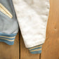 Vintage 1950s Thronridge Highschool Leather & Wool Embroidered Varsity Jacket Made In USA from propervintagecanada